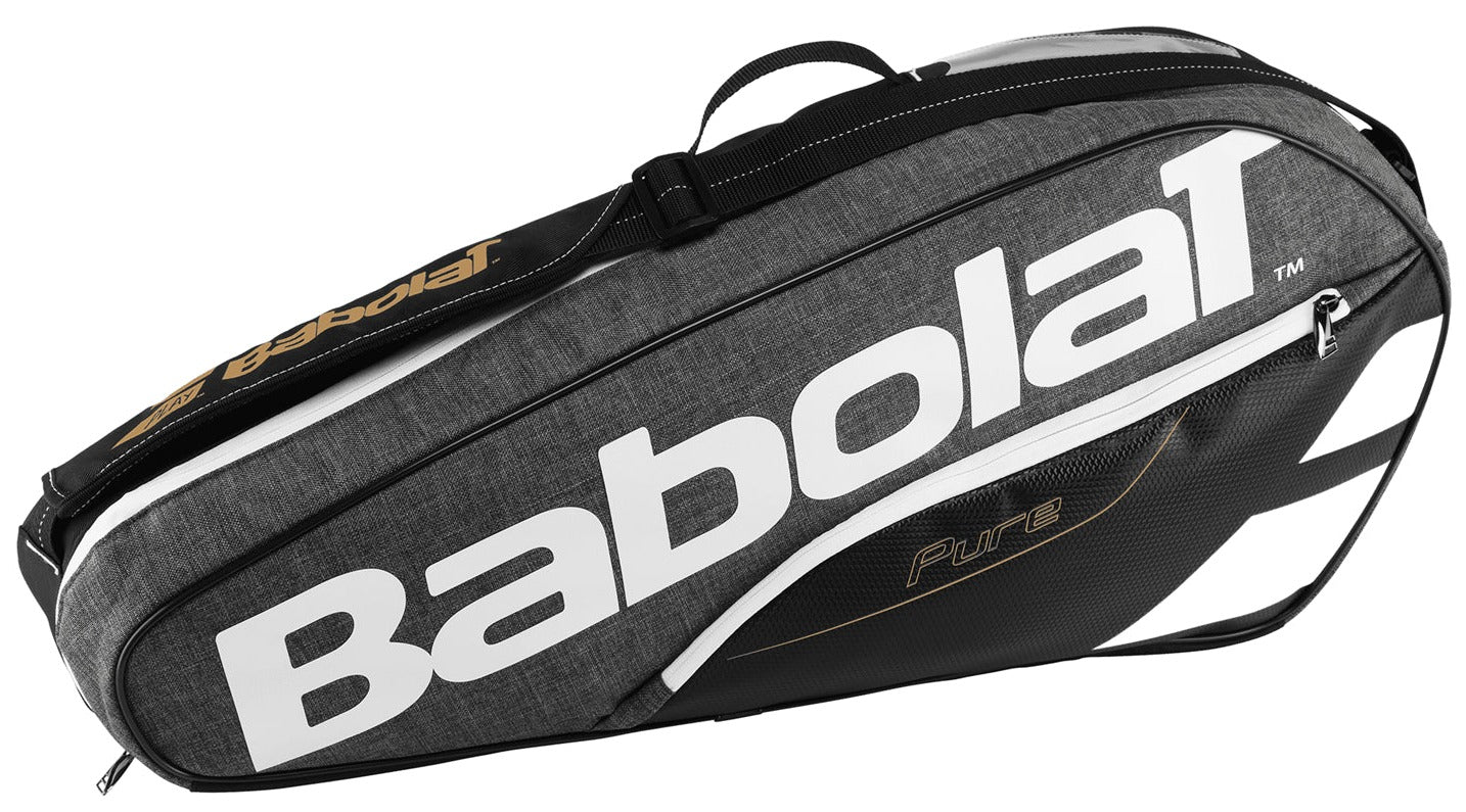 Babolat RHX3 Pure Cross Badminton 3 Racket Bag Grey White