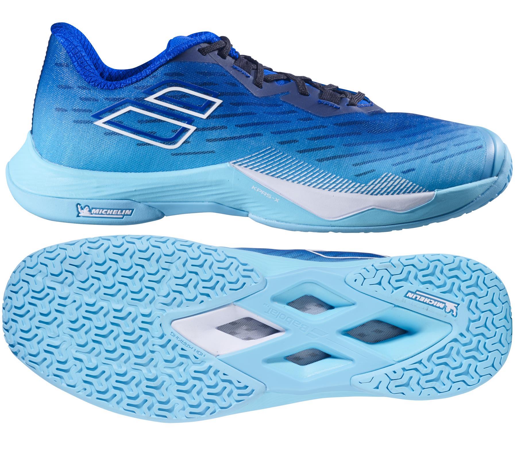 Babolat Shadow Tour 5 WIDE Mens Badminton Shoes Ceramic Blue