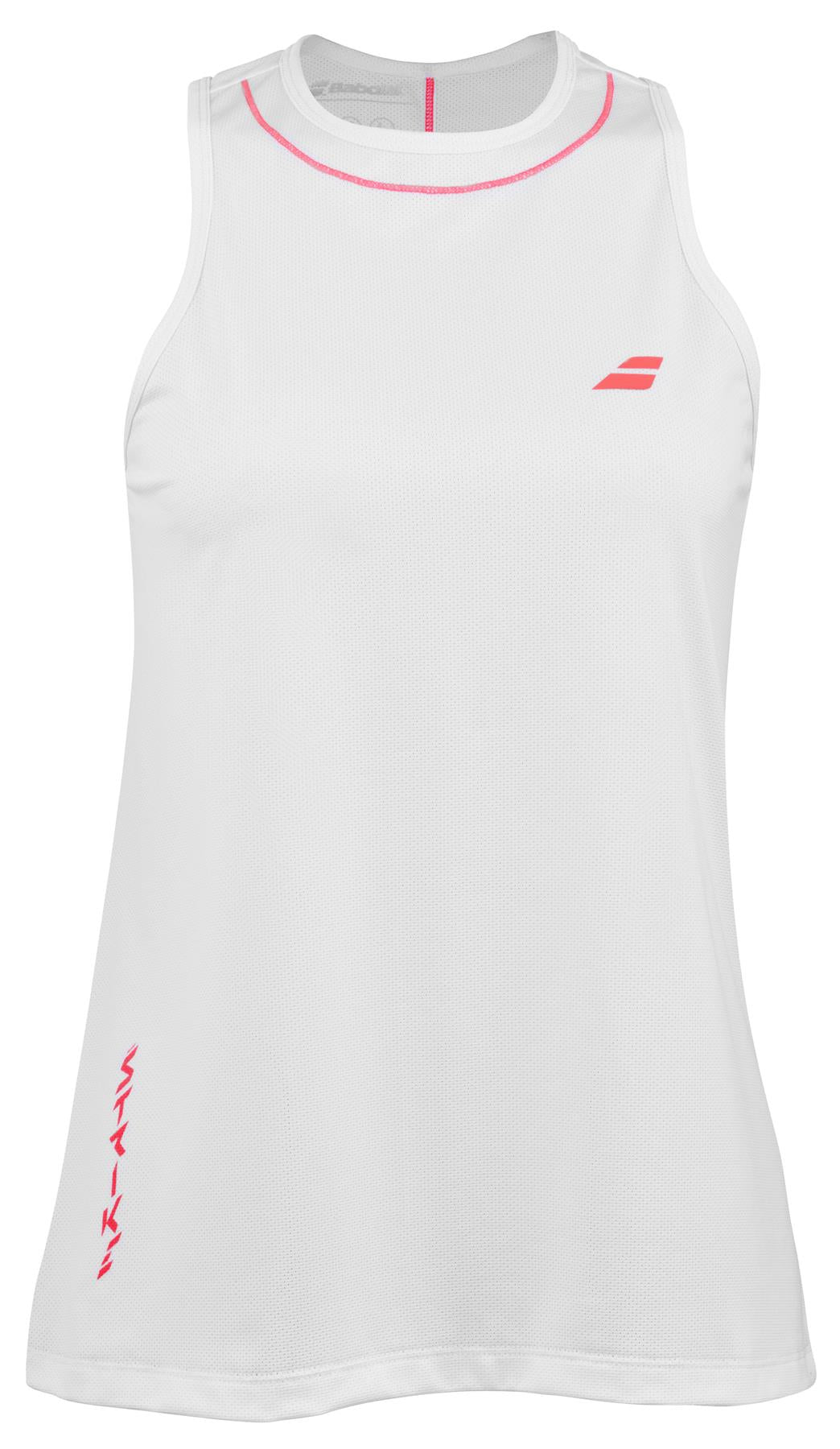 Babolat Strike Womens Badminton Tank Top White