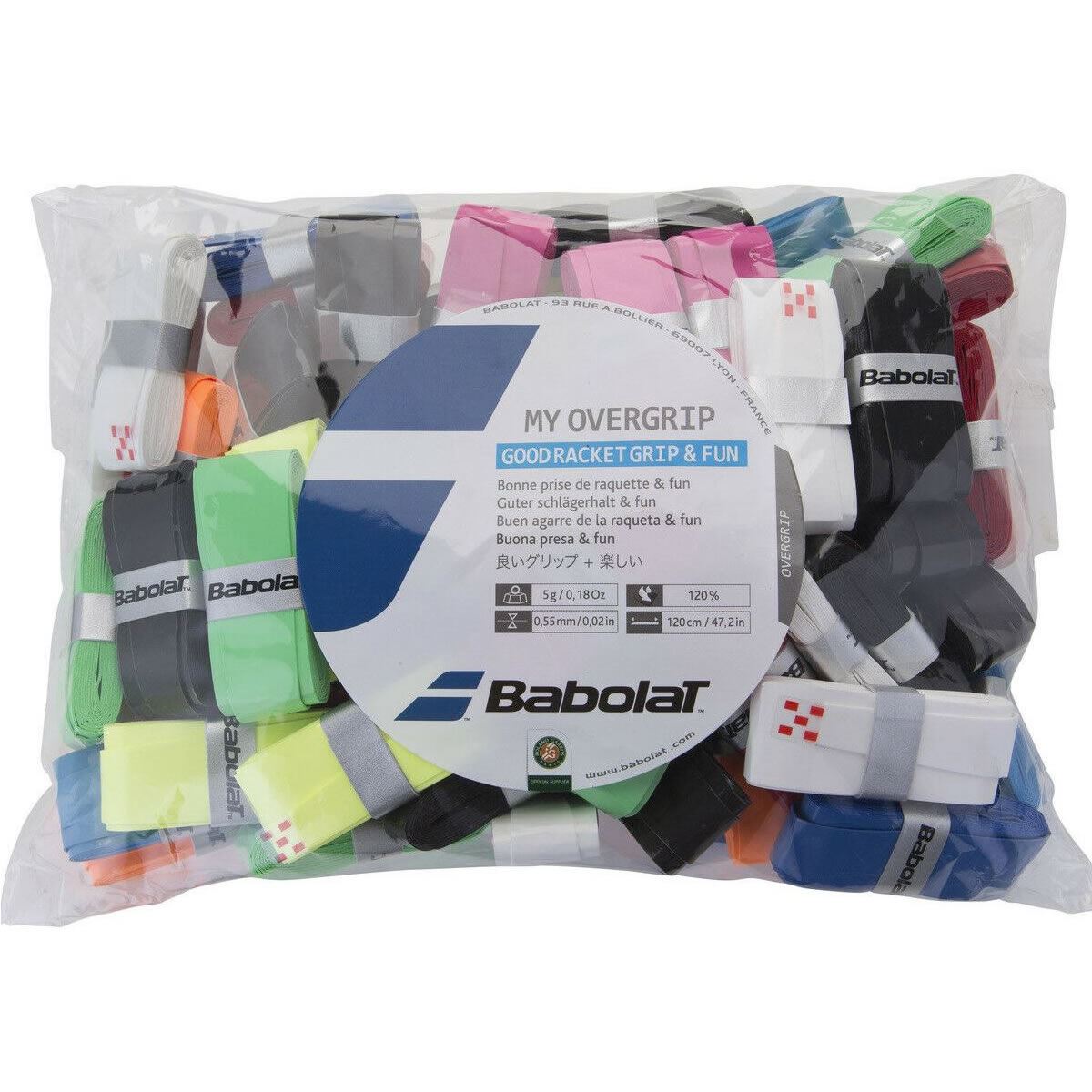 Babolat My Grip Overgrips Refill Pack 70 Pack Badminton HQ