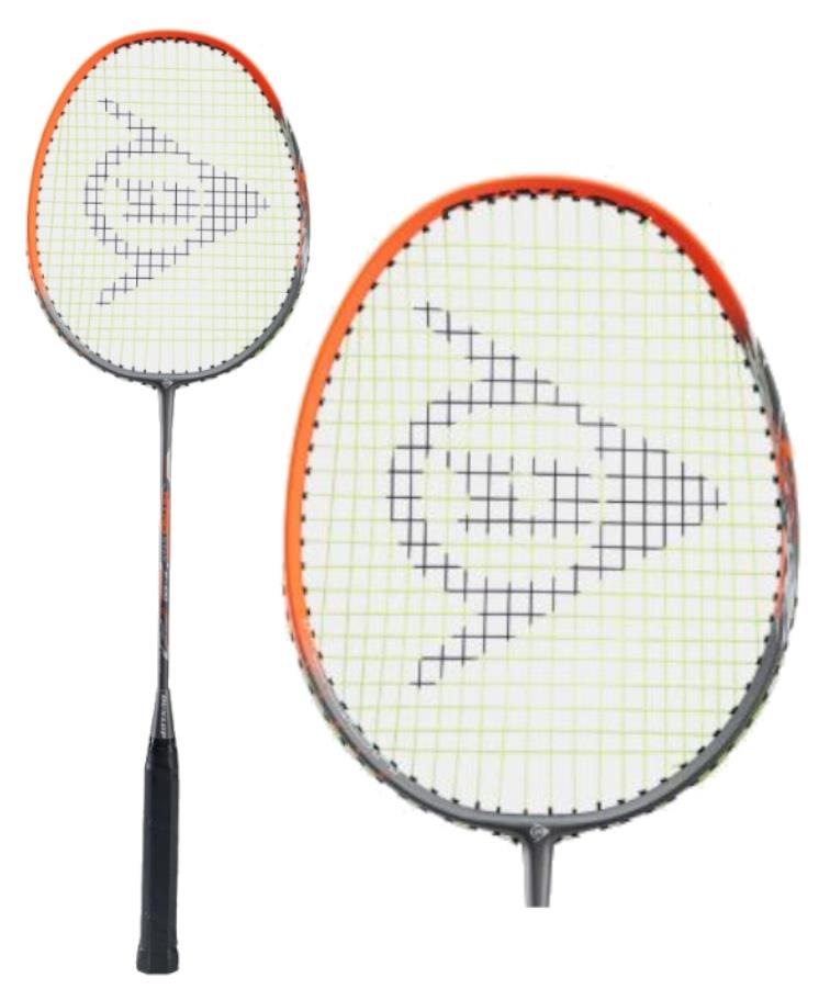 Dunlop Nitro Star F100 Badminton Racket Silver Orange