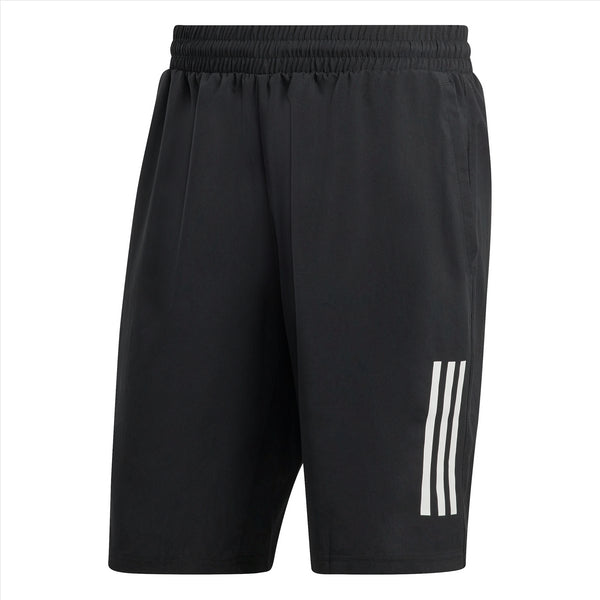 adidas Club 3 Stripe 7" Mens Badminton Shorts - Black