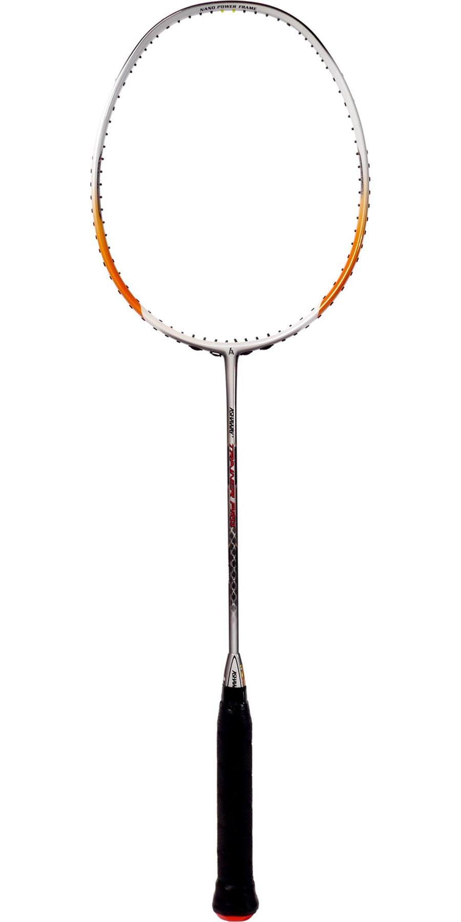 Ashaway Trainer Pro Badminton Racket - Silver / Orange - Single