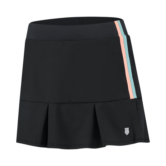 K-Swiss Tac Hypercourt Pleated Badminton Skirt 3 - Black