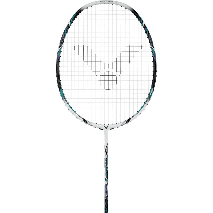 Victor Thruster 220H II Badminton Racket - White Smoke