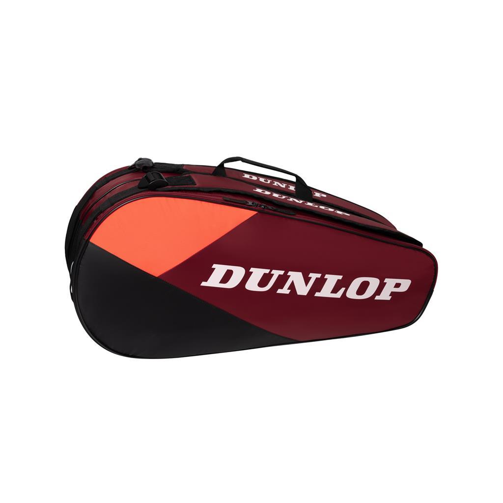 Dunlop CX Club 6 Badminton Racket Bag - Black / Red - Rear