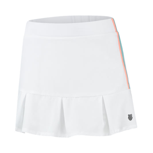 K-Swiss Tac Hypercourt Pleated Badminton Skirt 3 - White