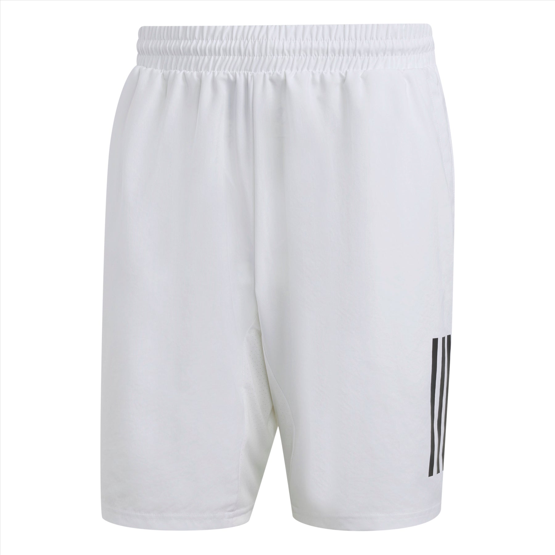 adidas Club 3 Stripe 7" Mens Badminton Shorts - White