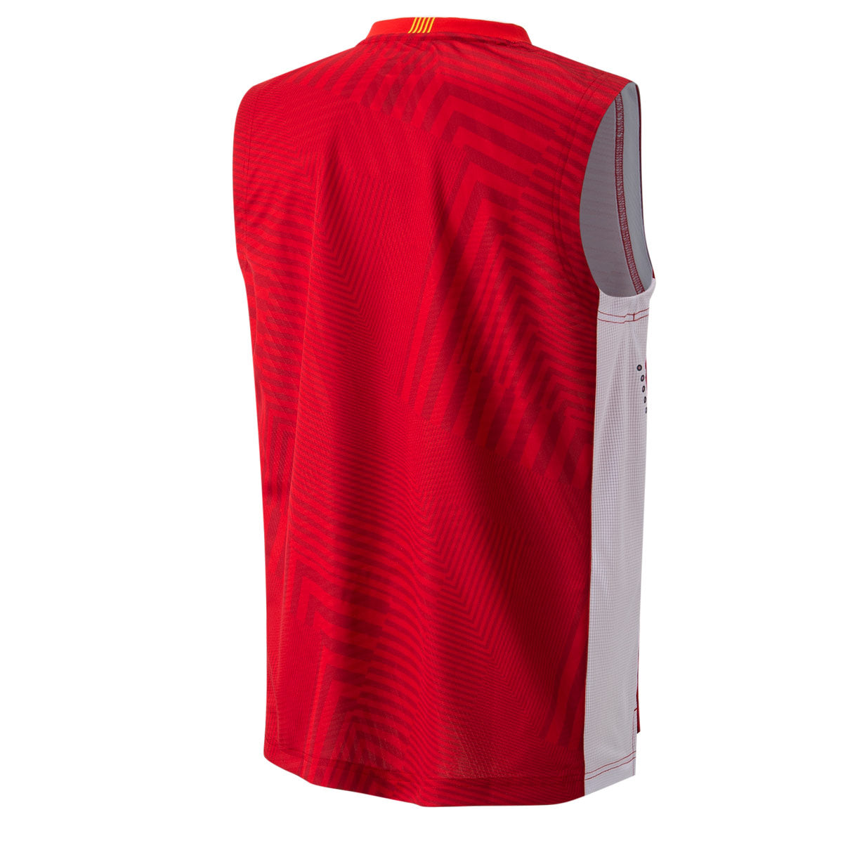 Yonex 10513 Mens Sleeveless Shirt (Team China) - Ruby Red - Rear