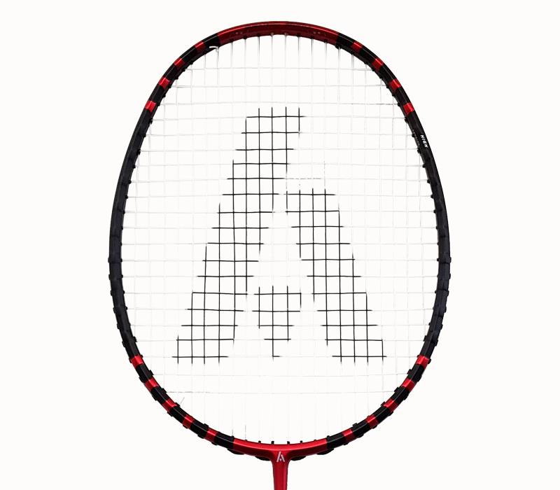 Ashaway Nanoqube XX Badminton Racket - Red - Head