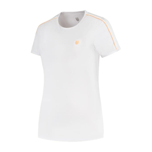 K-Swiss Hypercourt Crew Tee 3 Womens Badminton T-Shirt - White