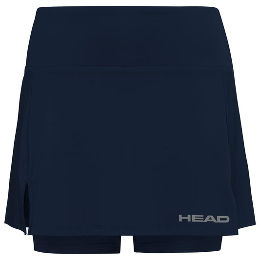 HEAD Womens Club Basic Badminton Skort - Dark Blue