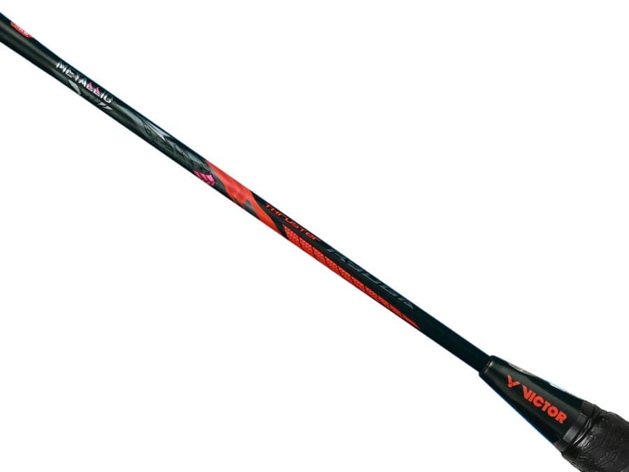 Victor Thruster Ryuga Metallic C 3U Badminton Racket - Black / Red ...