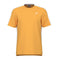 The HEAD Vision Slice Men's Badminton T-Shirt in Banana Yellow showcases short sleeves, a sleek white logo on the left chest, and white trim along the shoulders and sides. Made with advanced sportswear technology, its modern and straightforward design incorporates Moisture Transfer Microfiber for maximum comfort.