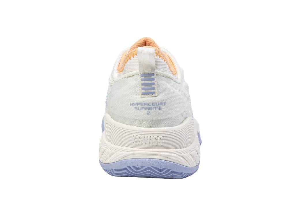 K-Swiss Hypercourt Supreme 2 HB Womens Badminton Shoes - Star White / Heather - Rear