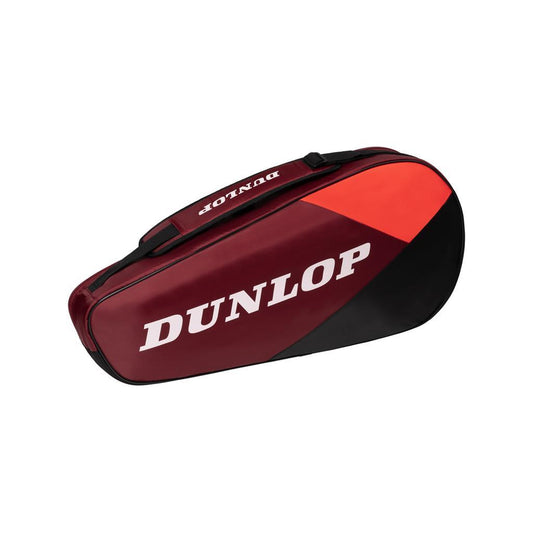 Dunlop CX Club 3 Badminton Racket Bag - Black / Red