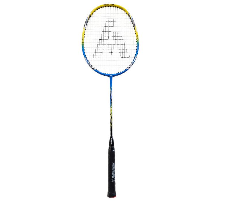 Ashaway AM 9SQ Badminton Racket - Blue / Yellow - Single
