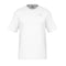 The HEAD Performance Men's Badminton T-Shirt in white showcases a subtle gray logo on the left chest. Made from Moisture Transfer Microfibre, it keeps you cool and comfortable. It's presented on a plain white background.