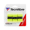 Enjoy the Tecnifibre Players Pro Badminton Overgrip 3 Pack in Neon Yellow, prominently displaying the brand logo along with "Hydrocell" technology and a thickness of "0.5 mm." These overgrips emphasize excellent absorption and enhanced comfort tailored for high-speed matches.