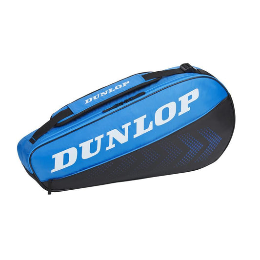 Dunlop FX Club 3 Racket Badminton Bag - Black / Blue
