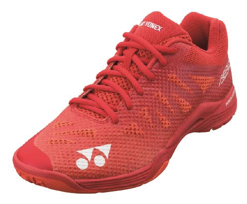 Yonex Power Cushion Aerus 3 Mens Badminton Shoes - Red - Angle