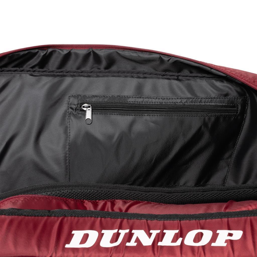 Dunlop CX Club 10 Badminton Racket Bag - Black / Red - Zip