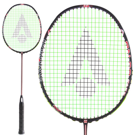 Karakal BN-60 Fast Fibre Badminton Racket - Black / Red