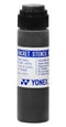 Yonex Stencil Ink - Black features a handy sponge applicator to assist with easy application. The label recommends shaking well before use and applying cautiously to racket strings. For safety, store this product in a cool, dry place and keep it out of the reach of children.