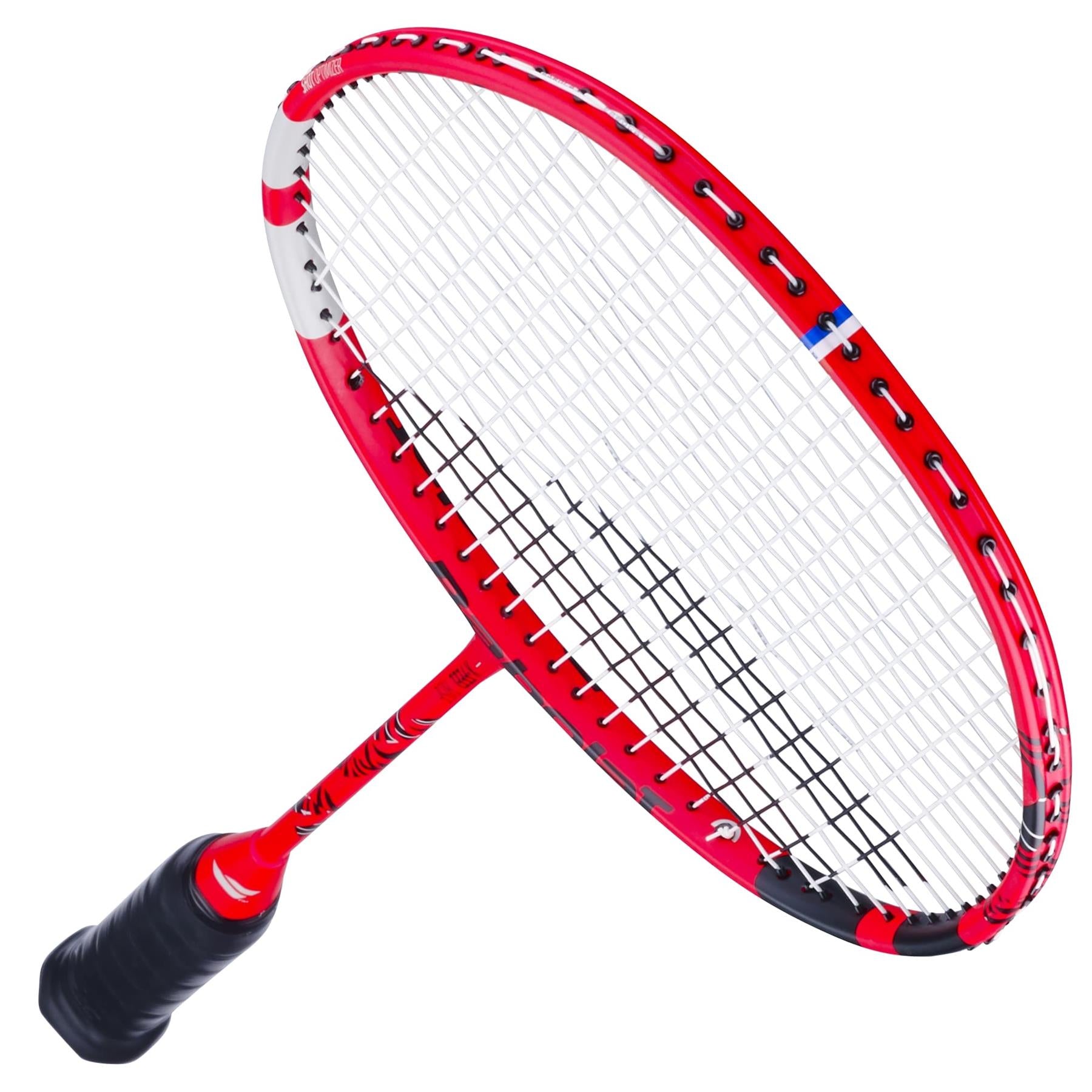 Babolat X-Feel Rise Badminton Racket - Red - Grommets