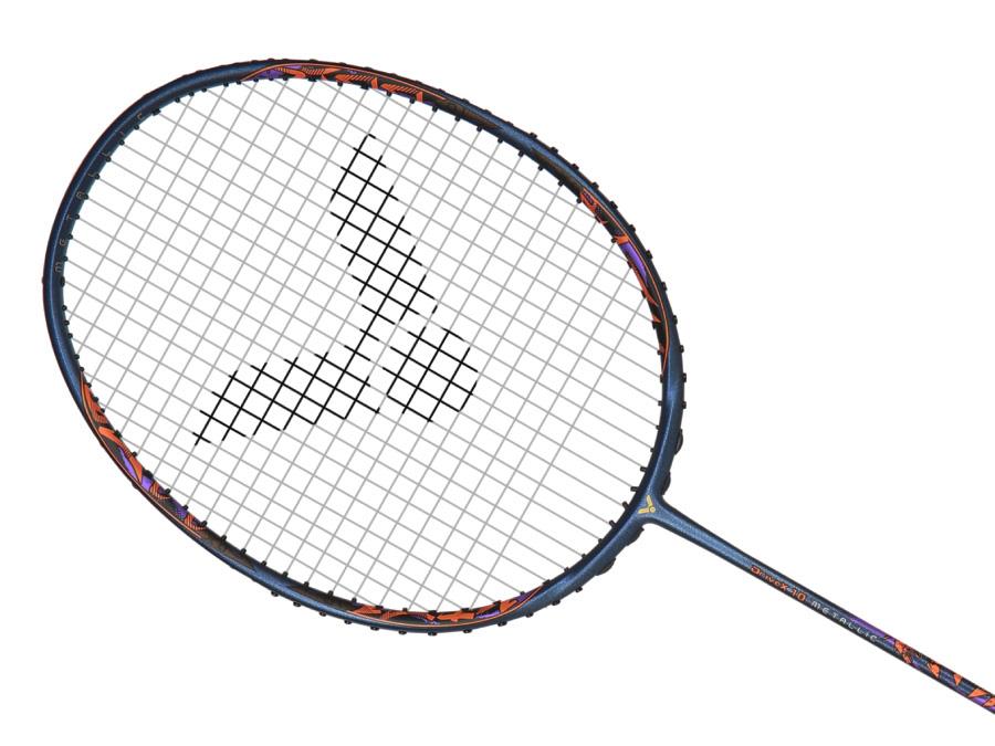 Victor DriveX 10 Metallic B Badminton Racket - Blue - Throat