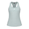 The HEAD Spirit Women's Badminton Tank Top, available in Infinity Blue, features a sleeveless design with a racerback and a small white logo on the front. Enhanced with Moisture Transfer Microfibre MXM technology, this tank top is perfect for staying cool and comfortable during any workout.