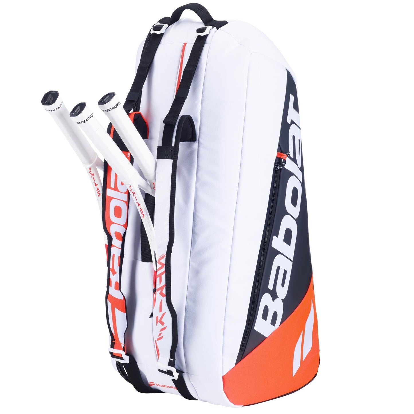 Babolat RH6 Pure Strike 4th Gen 6 Racket Badminton Bag - White / Black / Red - Rackets
