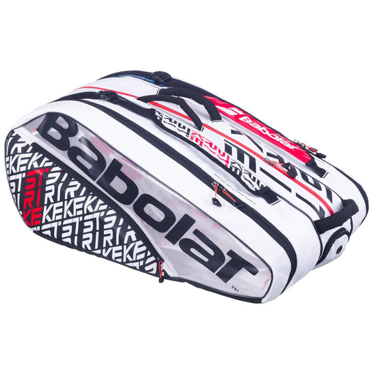 Babolat RH12 Pure Strike 12 Racket Bag - White / Black / Red