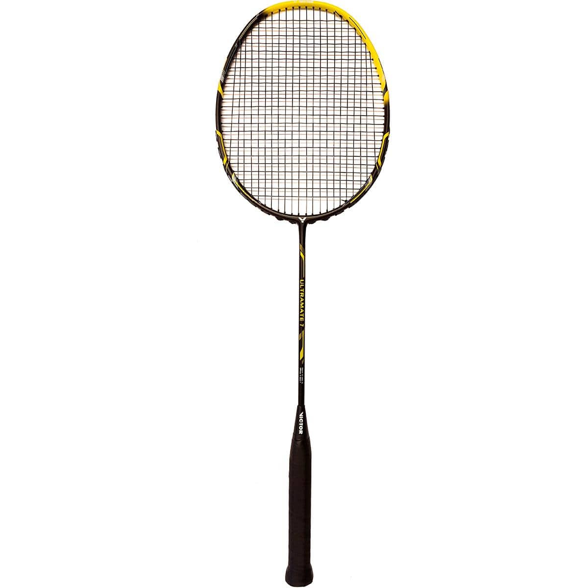 Victor Ultramate 9 Badminton Racket - Black / Yellow — Badminton HQ