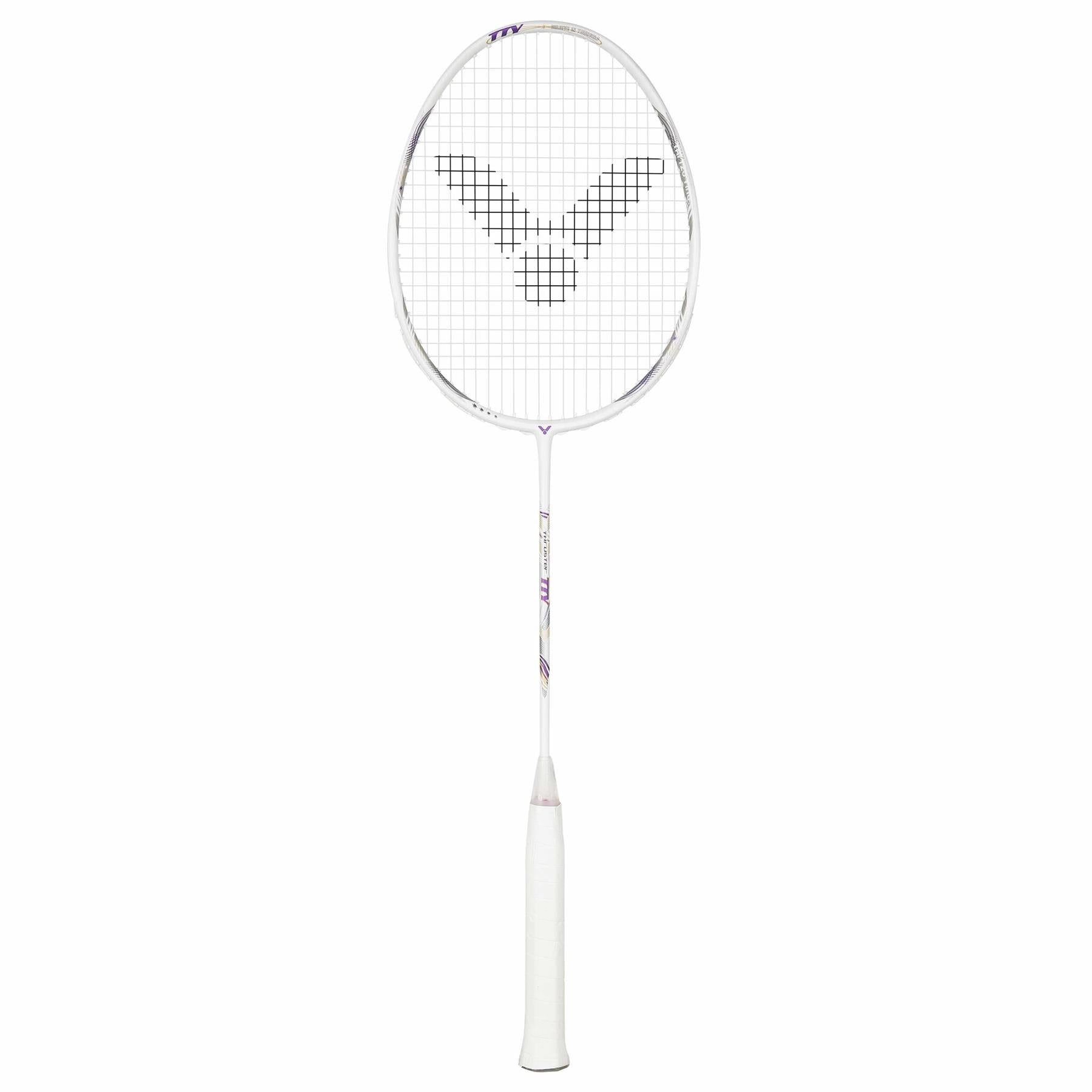 Victor Thruster TTY Badminton Racket - White - Single