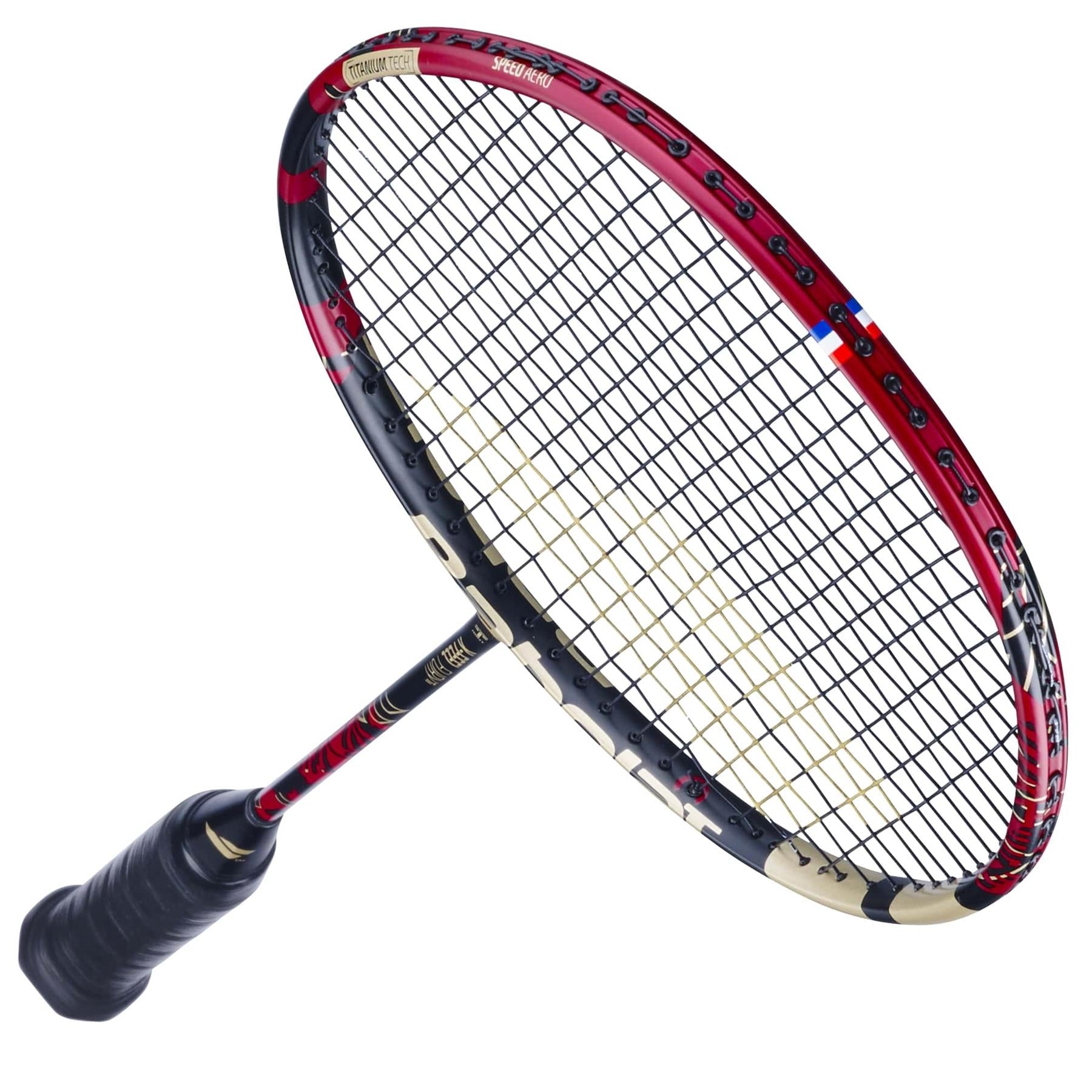 Babolat X-Feel Fury Badminton Racket - Red / Black - Grommets