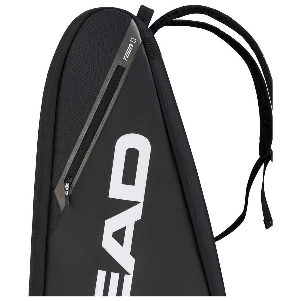 HEAD Tour Badminton Racket Bag XL - Black / White - Pocket