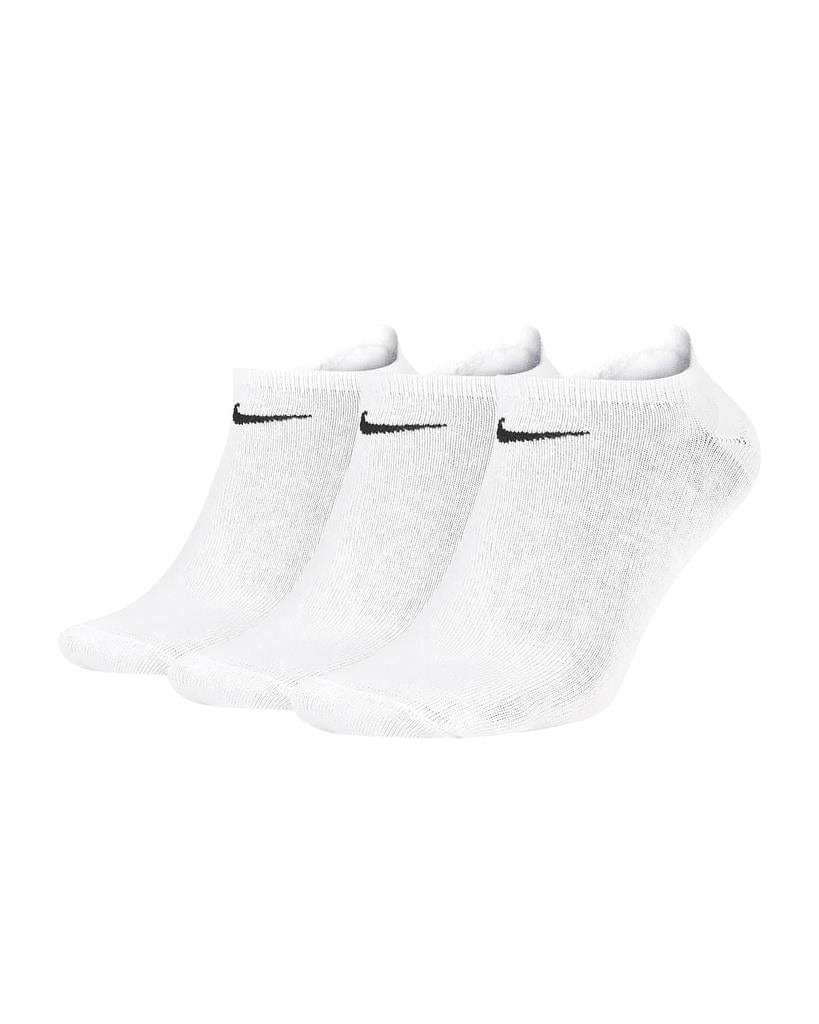 Discover unmatched comfort with the Nike Unisex Ankle Socks - White (3 Pack). Each pair in this trio showcases a subtle black swoosh logo, and is designed to keep your feet dry and fresh throughout the day with its sweat-wicking properties.