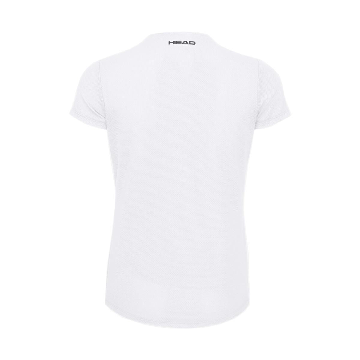 HEAD Womens Tie-Break Badminton T-Shirt - White - Rear