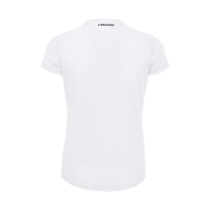 HEAD Womens Tie-Break Badminton T-Shirt - White - Rear