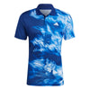 adidas Melbourne Mens Freelift Badminton Polo Shirt - Blue