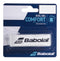 The Babolat XCEL Gel X1 Replacement Badminton Grip, available in white, is packaged in an eye-catching blue and white design featuring the iconic Babolat logo. Created for ultimate comfort, this grip provides exceptional hold throughout each game.