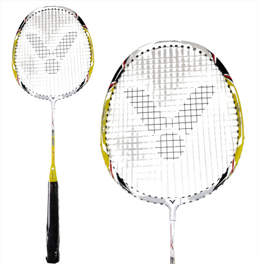 Victor AL580 Junior Badminton Racket  - White / Yellow