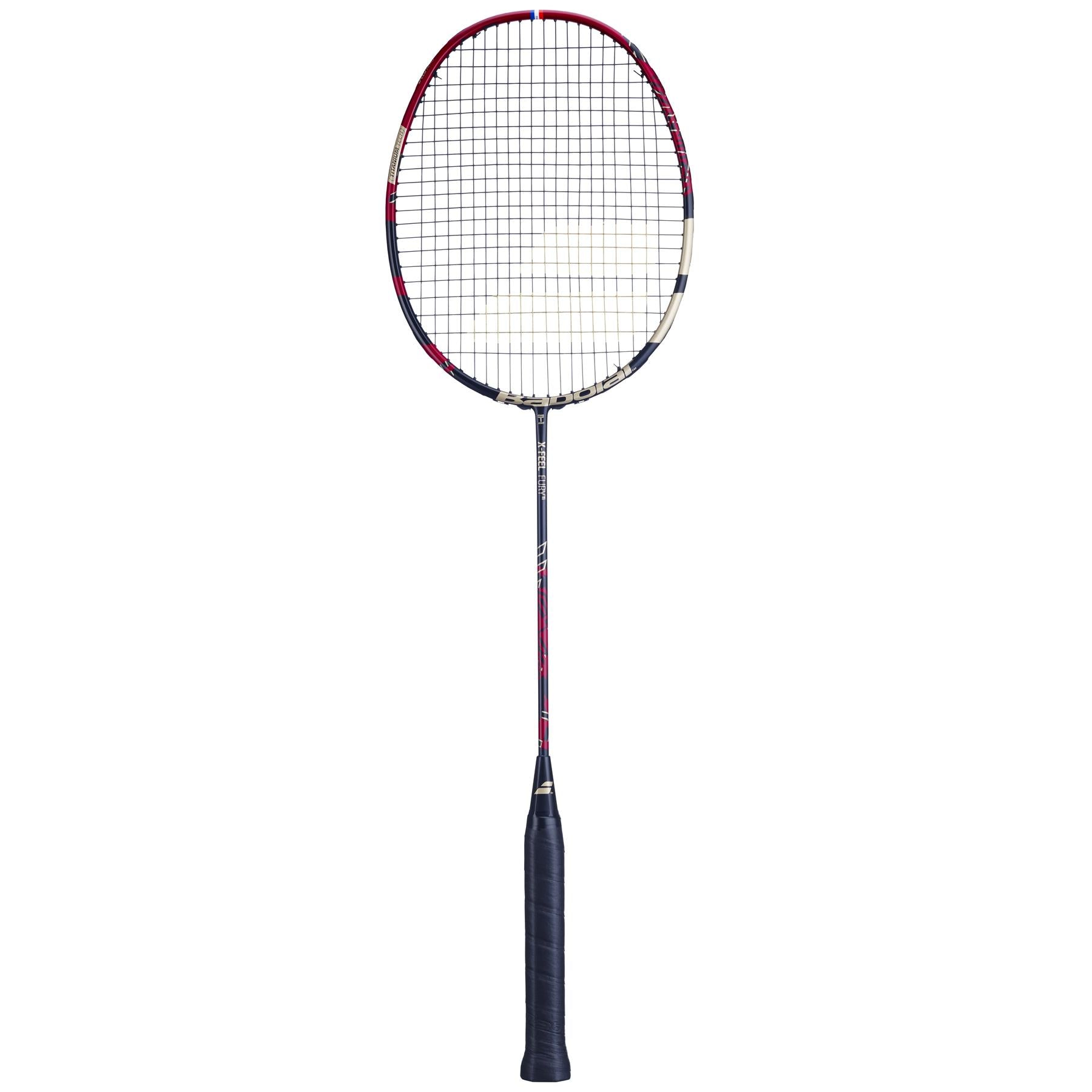 Babolat X-Feel Fury Badminton Racket - Red / Black - Front