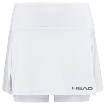 HEAD Womens Club Basic Badminton Skort - White