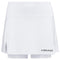 HEAD Womens Club Basic Badminton Skort - White