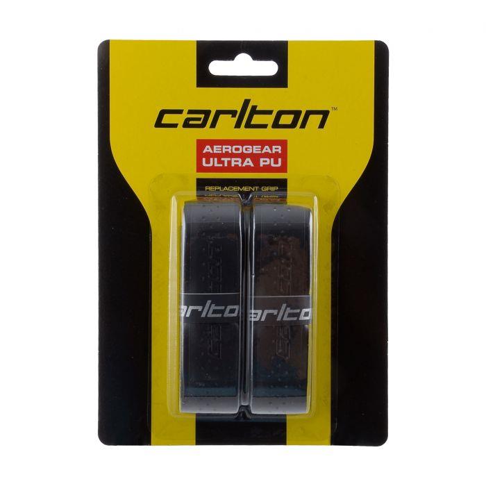 Carlton Aerogear Ultra Badminton Replacement Grip - Black (2 Pack)
