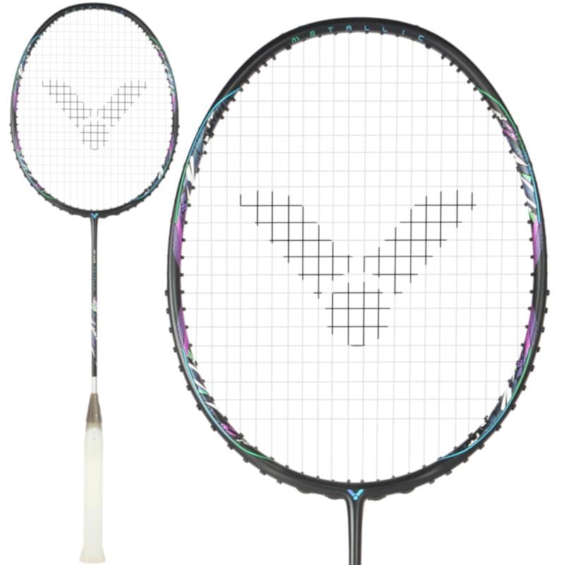 Victor Drive X Metallic C 4U Badminton Racket - Black — Badminton HQ