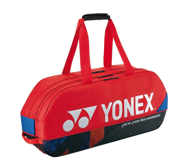 Yonex 92431WEX Pro Tournament 6 Racket Badminton Bag Scarlet — Badminton HQ