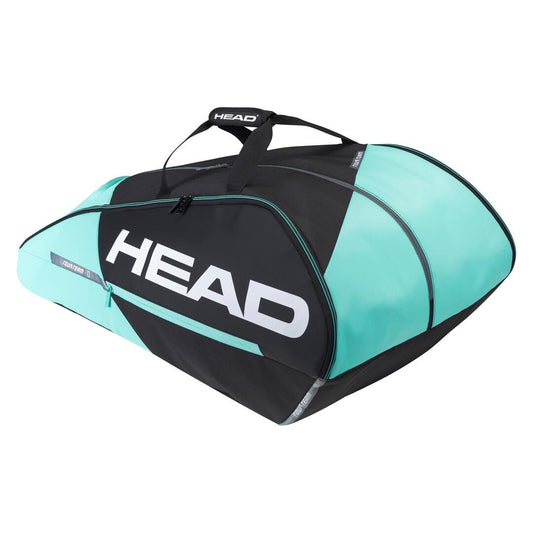 HEAD Tour Team 12R Monstercombi 12 Racket Badminton Bag - Black / Mint